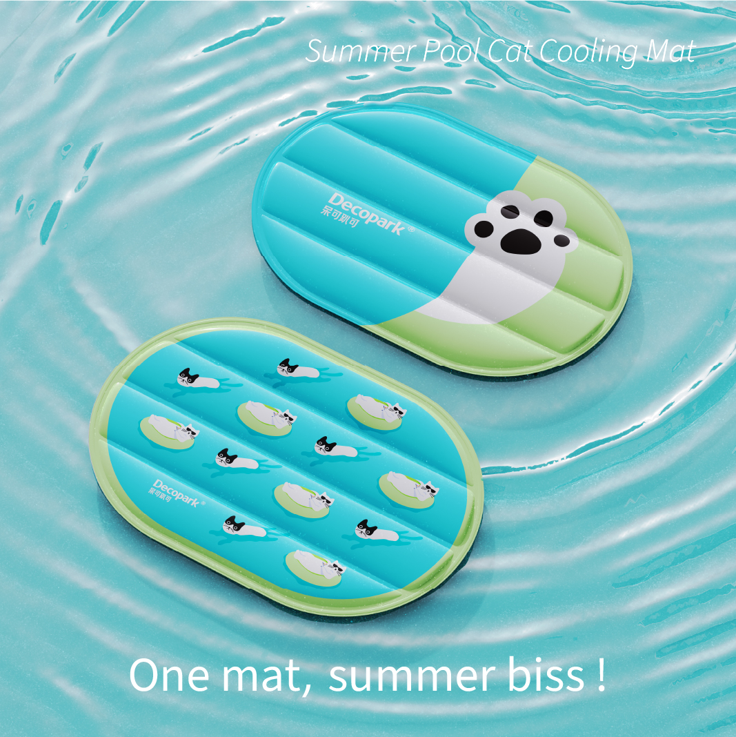Summer Pool Cat Cooling Mat