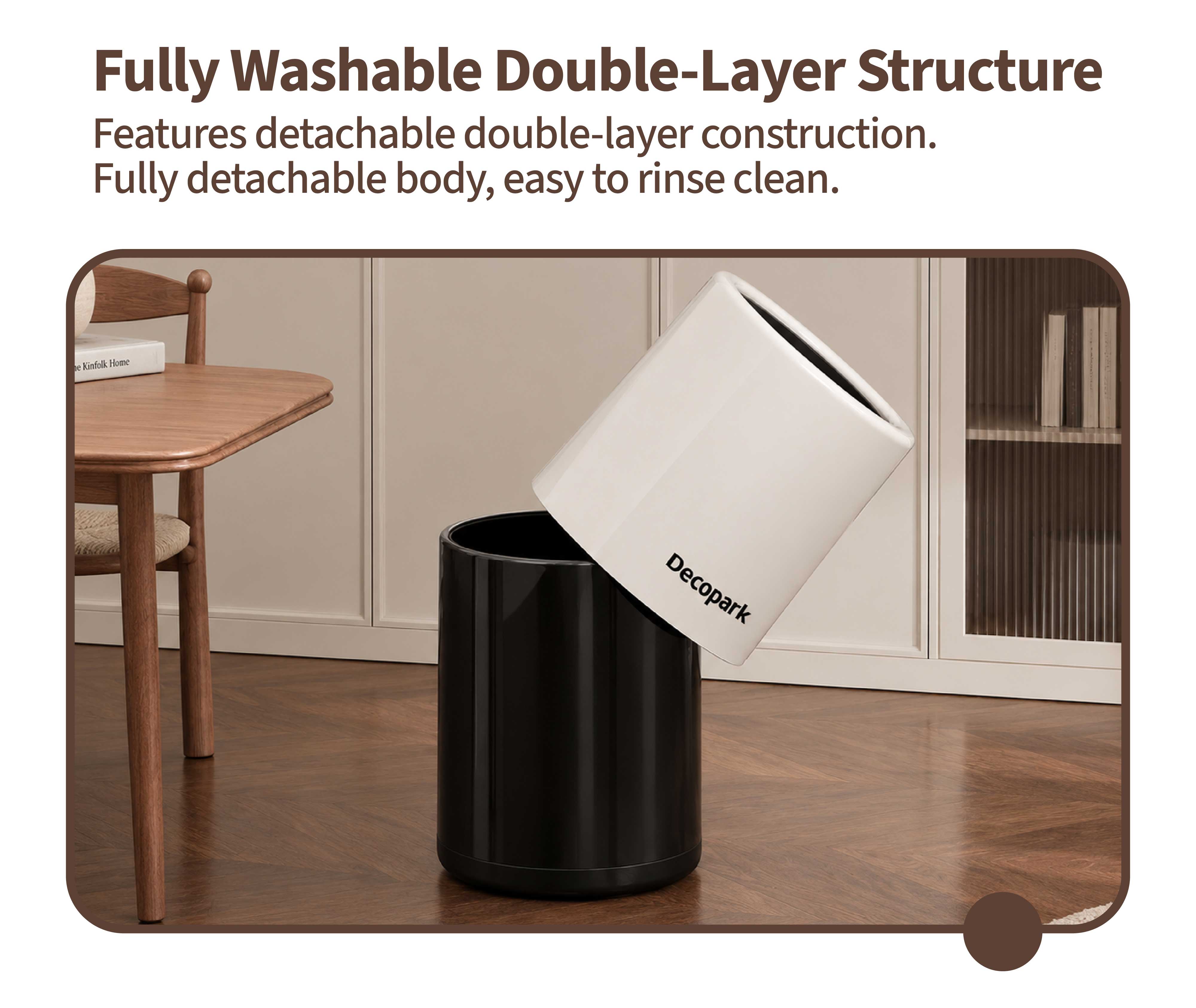 Fully Washable Double-Layer Structure