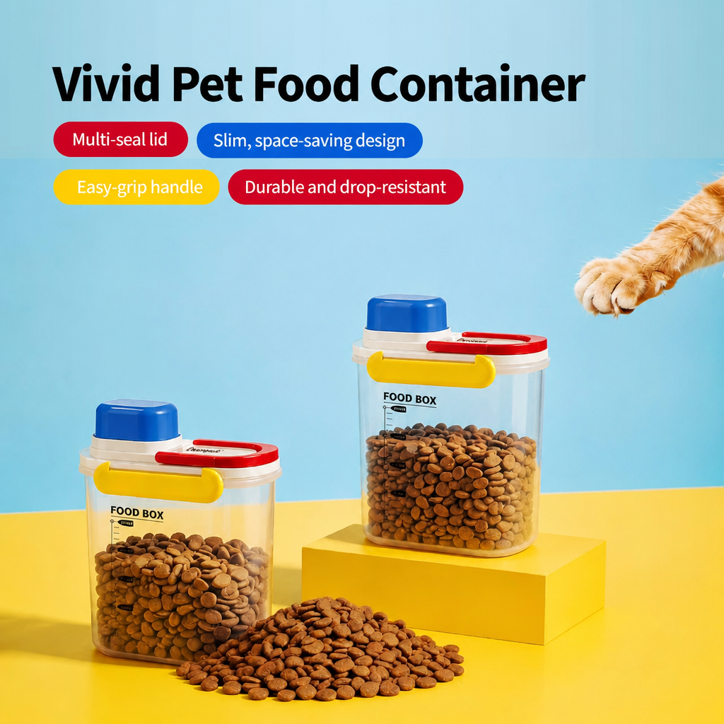 Vivid Pet Food Container