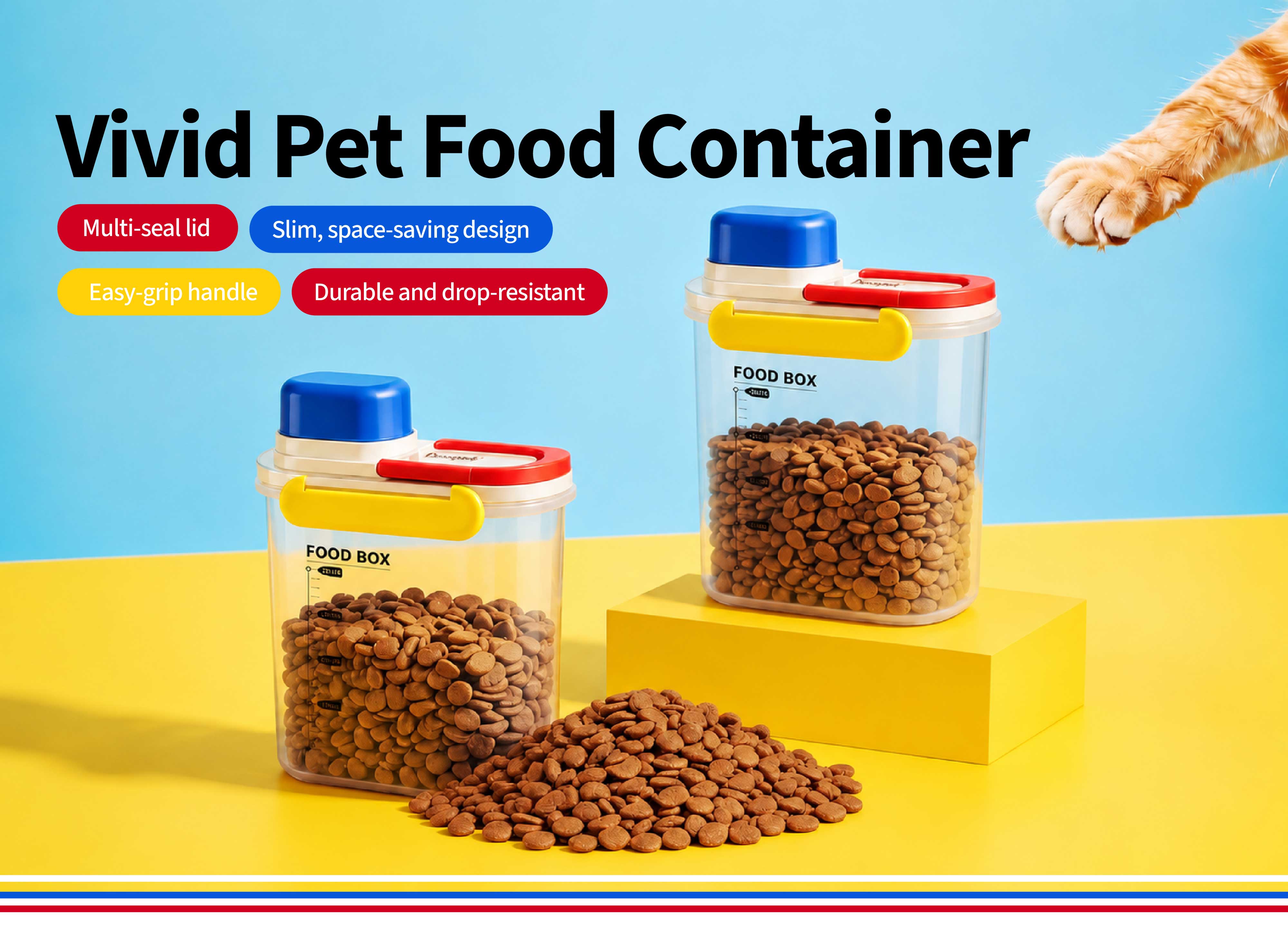Vivid Pet Food Container — Overview
