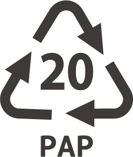 PAP 20 recyclable packaging
