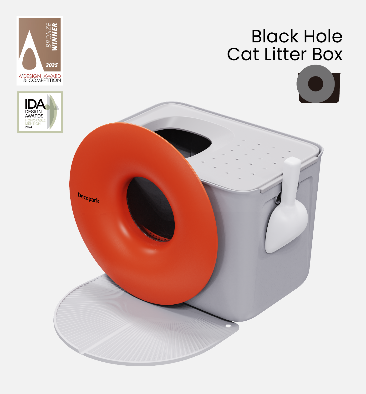 Black Hole Cat Litter Box