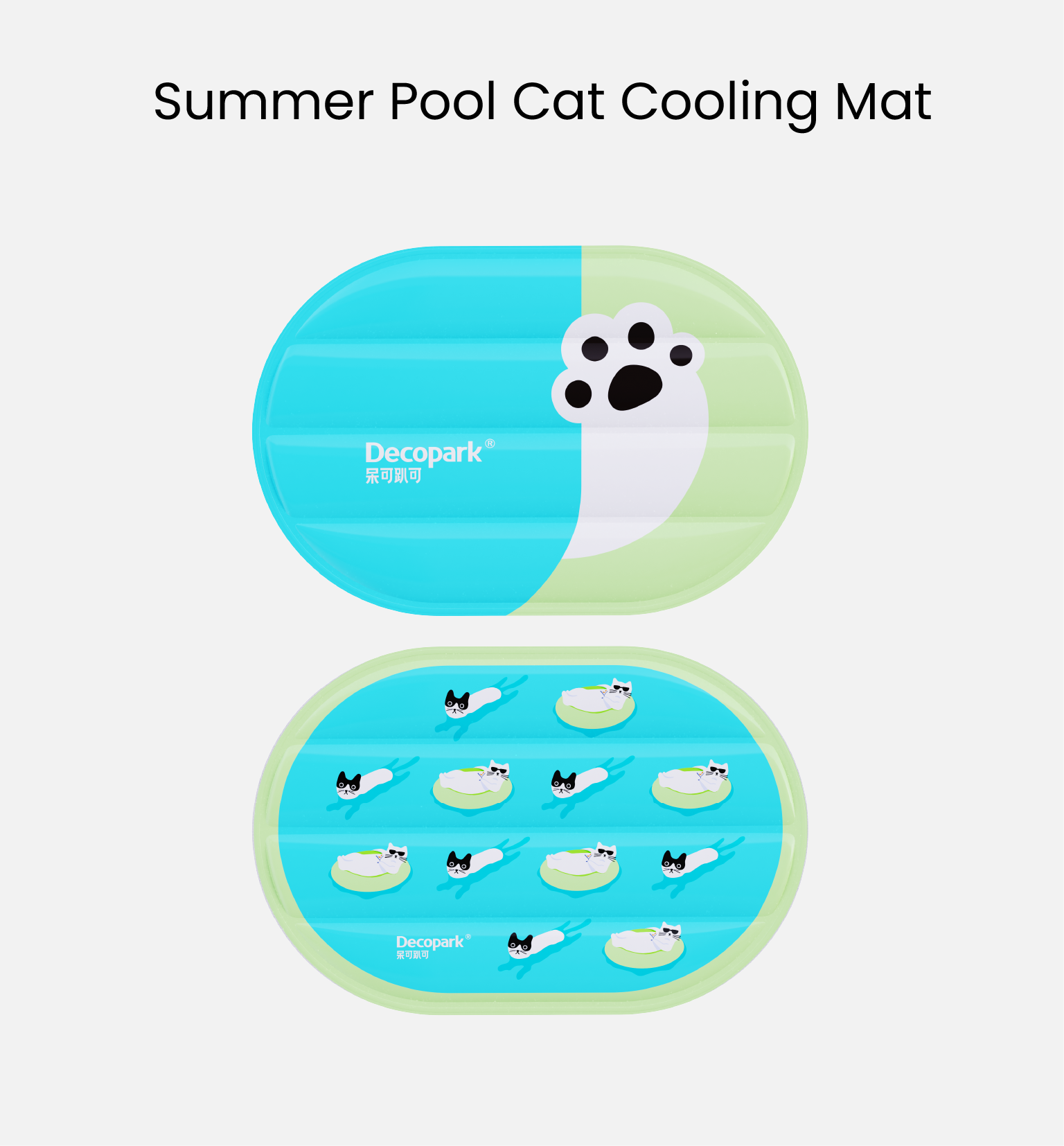 Summer Pool Cat Cooling Mat