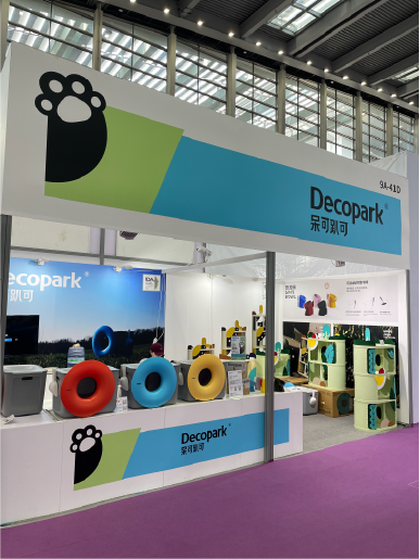 Decopark booth at Shenzhen Show