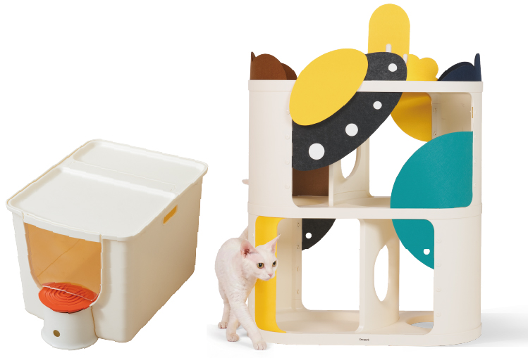 U Cat Litter Box + Cat Condo